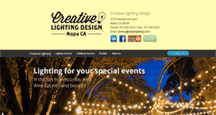 Desktop Screenshot of creativelightingsf.com